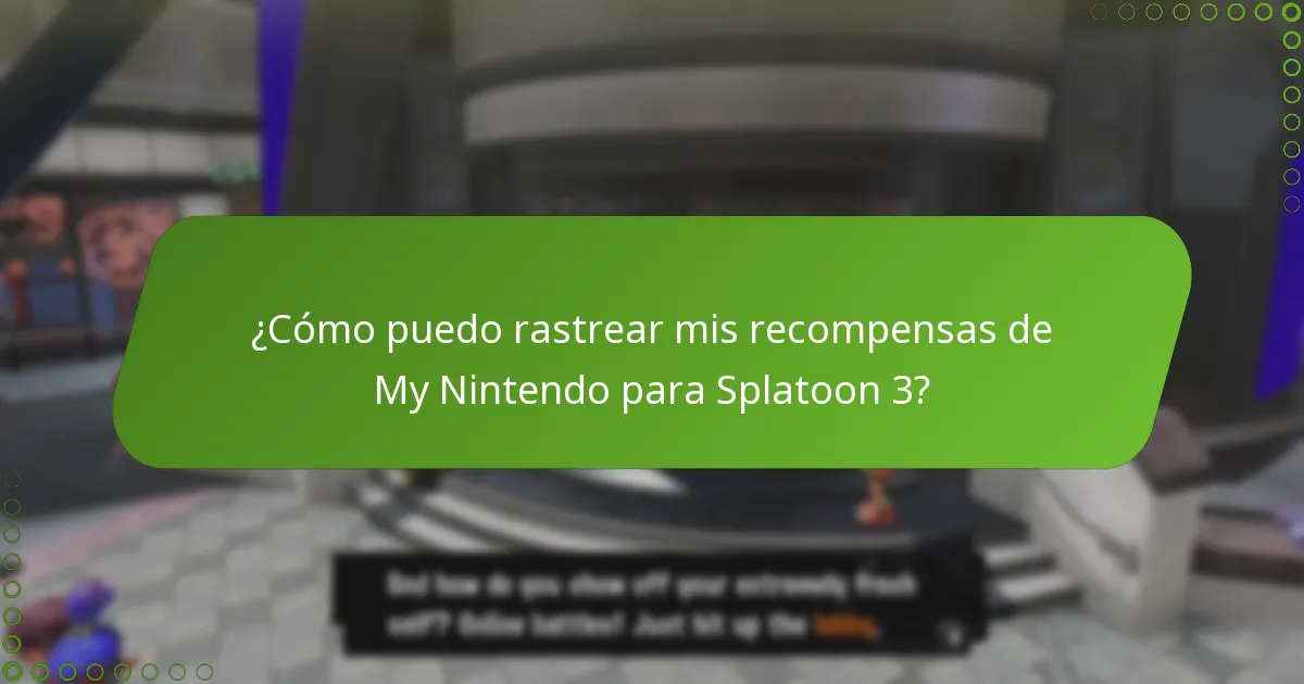 ¿Cuál es el proceso para reclamar recompensas en Splatoon 3?