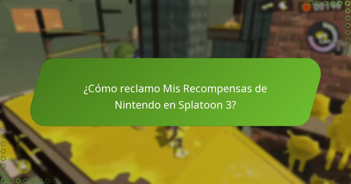 ¿Cómo canjeo códigos para Mis Recompensas de Nintendo en Splatoon 3?