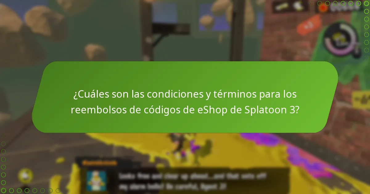 ¿Cómo se comparan los reembolsos de códigos de eShop de Splatoon 3 con otros reembolsos de juegos de Nintendo?