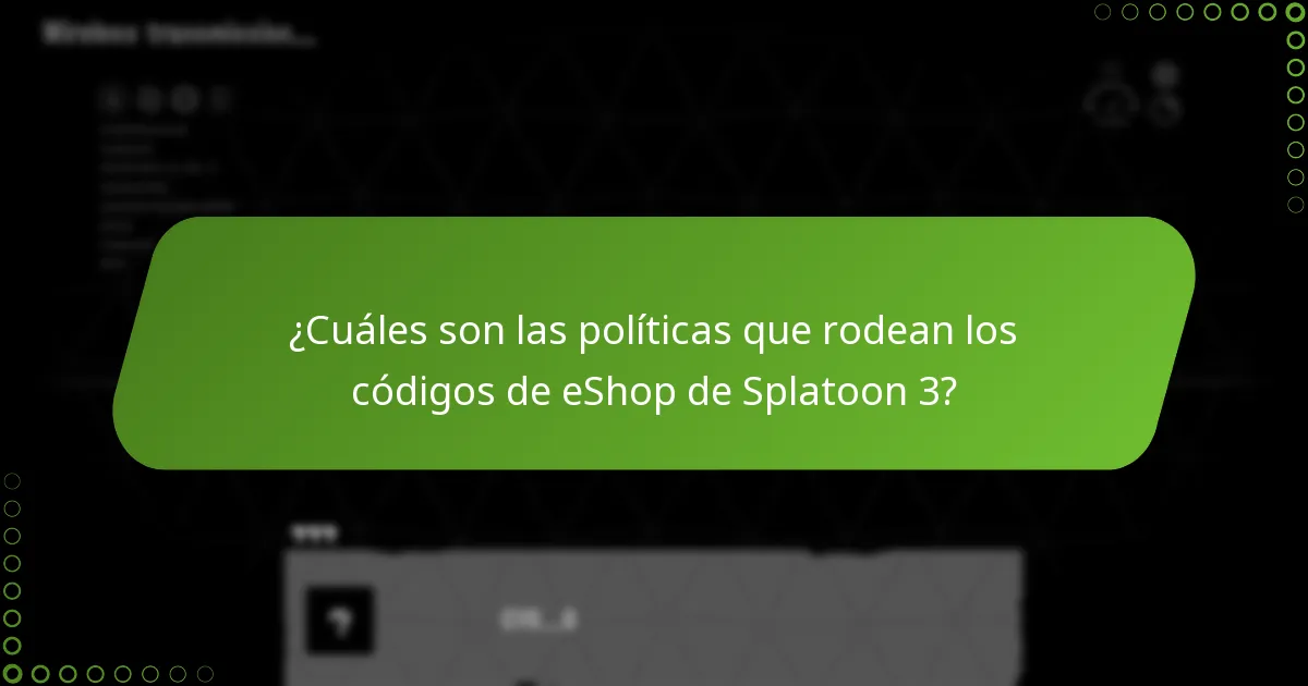 ¿Dónde puedes comprar códigos de eShop de Splatoon 3?