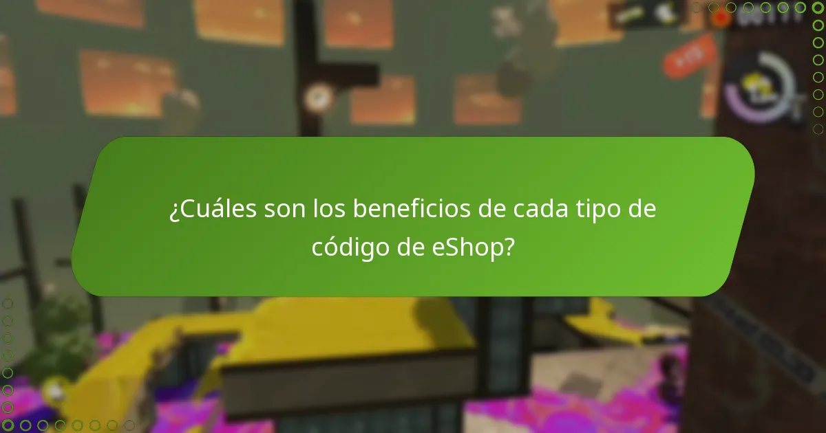 ¿Cómo se comparan los códigos de eShop de Splatoon 3 en diferentes escenarios?