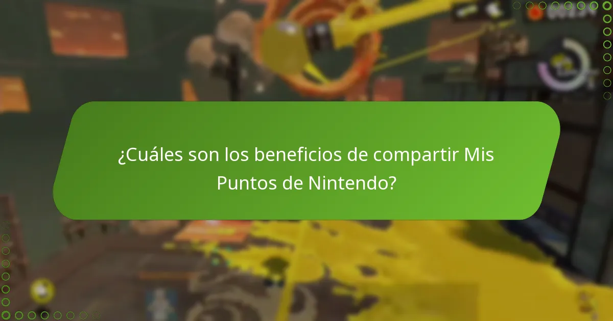 ¿Cuáles son los beneficios de compartir Mis Puntos de Nintendo?
