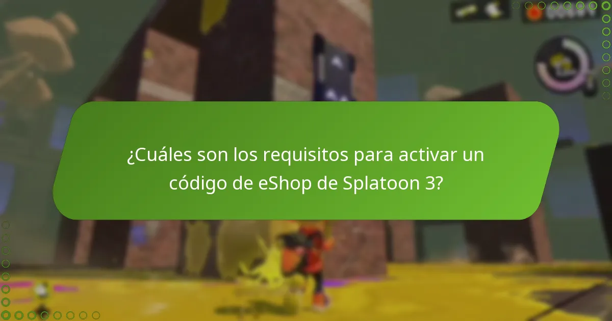 ¿Qué pasos de solución de problemas puedo seguir si mi código de eShop de Splatoon 3 no funciona?
