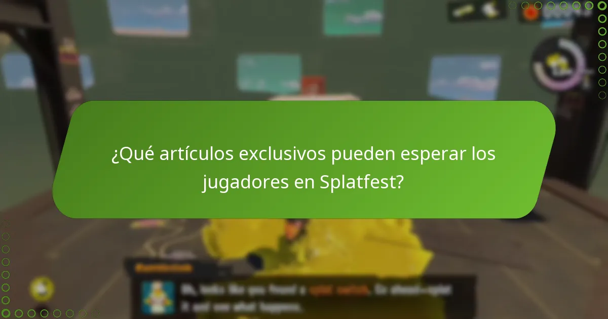 ¿Qué coleccionables están disponibles durante Splatfest?